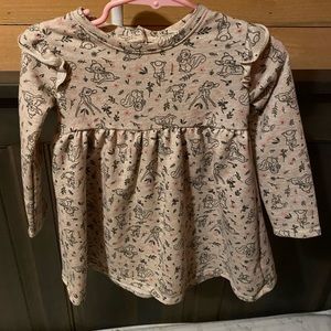 24M Disney Bambi Long Sleeve Dress